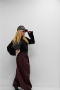 pantalone con elastico in vita e polsino marte